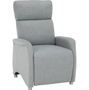 Křeslo Polohovací křeslo, látka šedá , FOREST