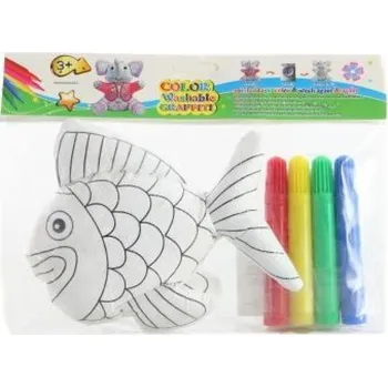 kreativní sada Malovací rybka 14x12 cm