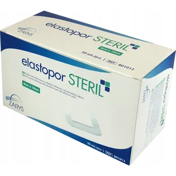 Náplast ZARYS International Group Elastopor STERIL netkané krytí s absorpční vložkou, sterilní, 6x15cm, 50ks