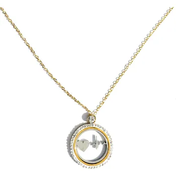 Náhrdelník ORNAMENTI Pozlacený náhrdelník Heartbeat gold