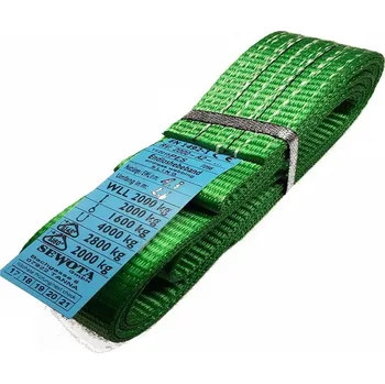 Upínací popruh Ganas spol. s.r.o. TEXTIL NEKONEČNÝ – A2 2000Kg Nosnost: 2000 kg, Délka: užitná 1 m, Šířka pásu: 60 mm