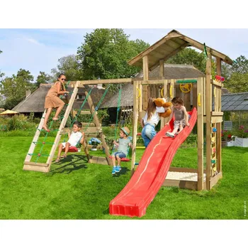 Dětské hřiště Hřiště Chalet s modulem Climb frame 2.0 Jungle Gym