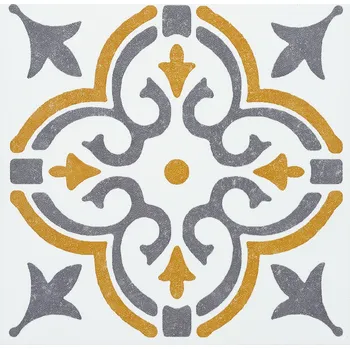 Samolepící dekorace Samolepicí kachličky na stěnu Jamila zlatá (6 kusů 15,25 cm x 15,25 cm) 270-3101 / PVC samolepky na kachličky 2703101 d-c-fix