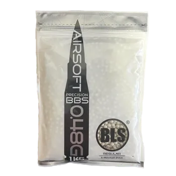 Airsoftová kulička Airsoft kuličky BB BLS Precision 0.48g/2080 (bílé)