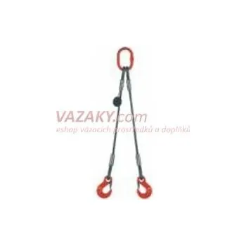 Upínací popruh Ganas spol. s.r.o. LANOVÝ DVOJHÁK Ø 14 - 2960 kg Nosnost: 2960 kg, Délka: 3 m, Průměr lana: ø14