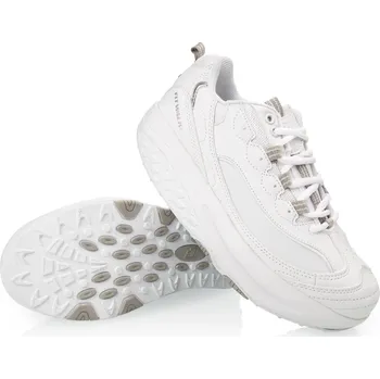 Dámská fitness obuv Fit walk Zeštíhlující boty STREET LINE bílé (Varianta 2: bílá, EU 36)