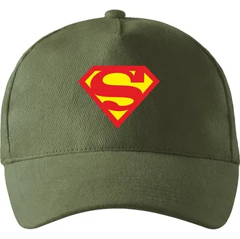 Kšiltovka Kšiltovka Superman, Barva Khaki, Velikost 19×11 cm , Canvas Kšiltovka Bezvatriko.cz 101012