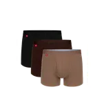 Boxerky Atlantic 3HM-184 3 pack XXL Černá