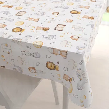 ubrus Dětský bavlněný obdélníkový ubrus Sandra SA-439 Znamení zvěrokruhu 50x100 cm