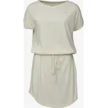 Šaty Loap Bugatela Barva: béžová, Velikost: M, Pohlaví: Dámské