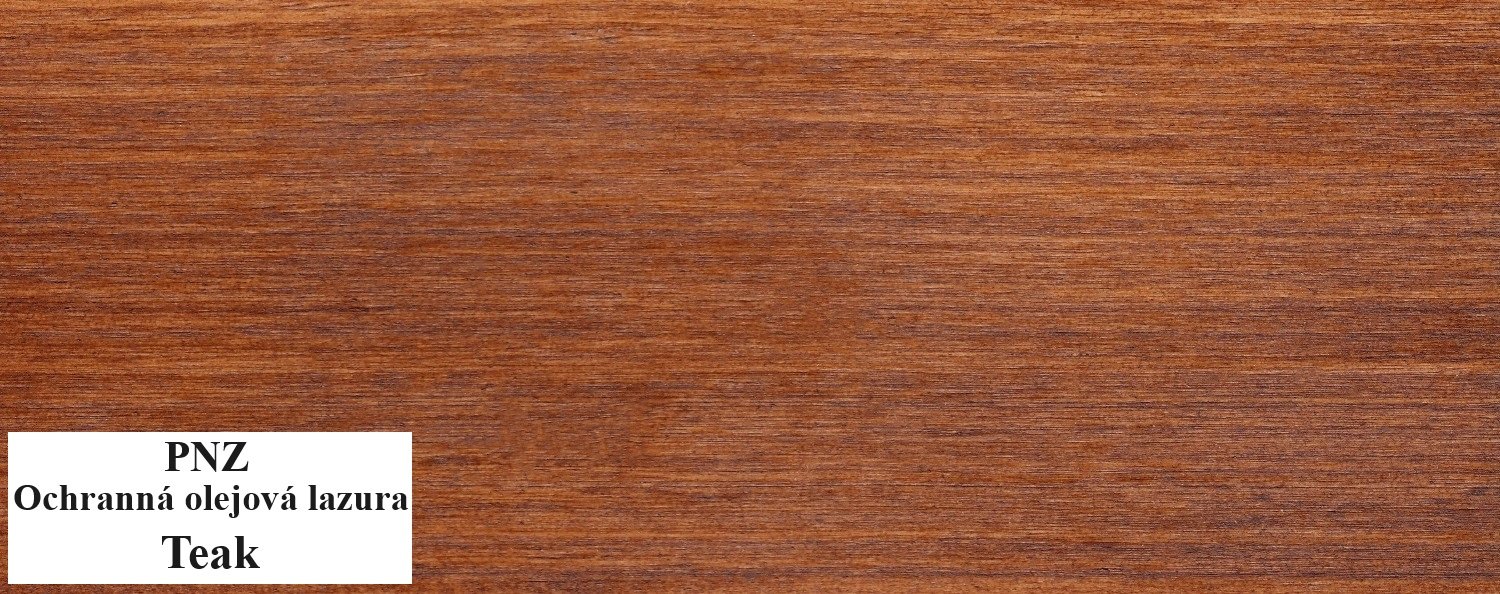 PNZ Ochranná olejová lazura Plus 0,75l Odstín: Teak