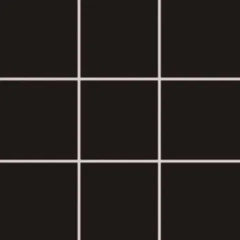 Dlažba RAKO COLOR TWO GAA0K548 10 cm x 10 cm x 0,6 cm černá 1 m2