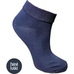 Bavlněné kotníkové ponožky 92% bavlna 39-41 modrá