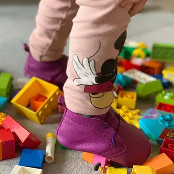 Capáčky Barefoot capáčky Paws Urban - Fuchsia, Liliputi Velikost: S