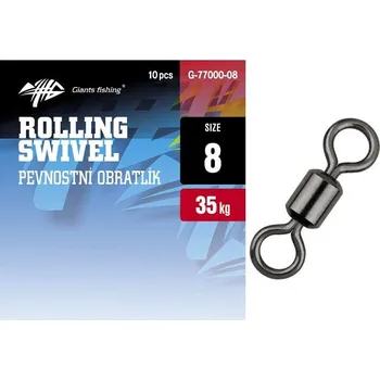 Giants Fishing pevnostní obratlík Rolling Swivel 10ks 10