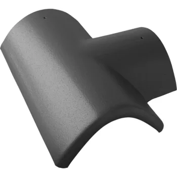 Betonpres Hřebenáč rozdělovací T 205 pravý EXCLUSIV břidlicově černá