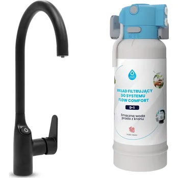 vodní filtr Vodní filtr pod dřez Dafi Flow Comfort s trojcestnou baterií COMO LED Black