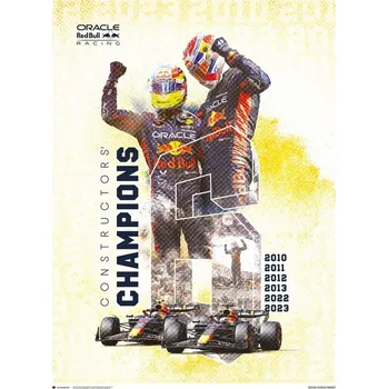 Plakát Umělecký tisk Oracle Red Bull Racing - F1 World Constructors' Champions 2023