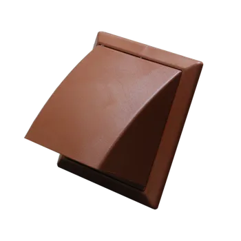 Větrací mřížka Větrací mřížka protidešťová Barva: Hnědá, Průměr [mm]: Ø 100 / 154 x 154 Ø 100 / Ø 125 / Ø 150