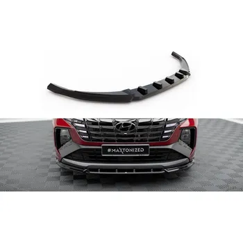 Karosérie Spojler pod nárazník lipa V.2 Hyundai Tucson N-Line Mk4 černý lesklý plast