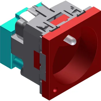 Přepěťová ochrana KIWA Zásuvka ZPO D LMO1 KIWA přepěťová rudá 92.162.10