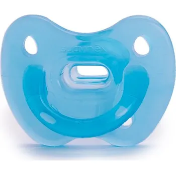 Suavinex Šidítko CLOUDS anatomické silikon 0-6 m modré