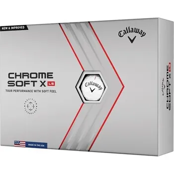 Golf Callaway Callaway Chrome Soft X LS golfové míčky WHITE