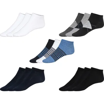 Pánské ponožky LIVERGY® Pánské nízké ponožky s BIO bavlnou, 3 páry