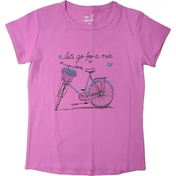 Dívčí tričko Dívčí tričko Wolf S2412A vel. 134-164 lila