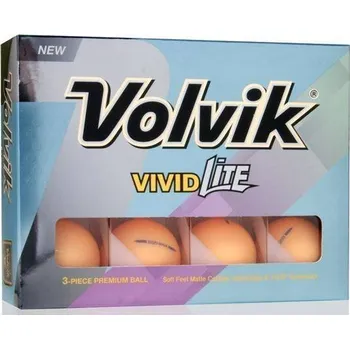 Golfový míček VOLVIK Volvik Vivid Lite golfové míčky Orange