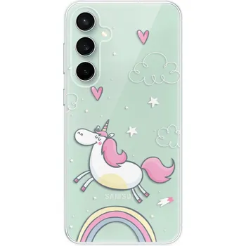 Pouzdro na mobilní telefon Odolné silikonové pouzdro iSaprio - Unicorn 01 - Samsung Galaxy S23 FE