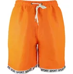 FANNIFEN Pánské koupací šortky FAN-16558 Barva: Oranžová, Velikost: XL