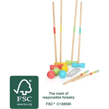 Dřevěná hračka Dřevěný kroket