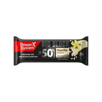 Power X proteinová tyčinka Big Block Vanilka 100g