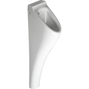 Pisoár Kerasan AQUATECH urinál na postavení se zakrytým přívodem vody 21x92,5x30 cm, včetně sifonu, bílá