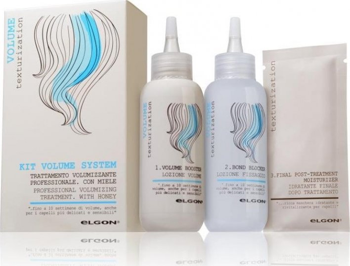 Elgon Kit Volume System - Objemová trvalá ondulace 2 x 100 ml + 15 ml
