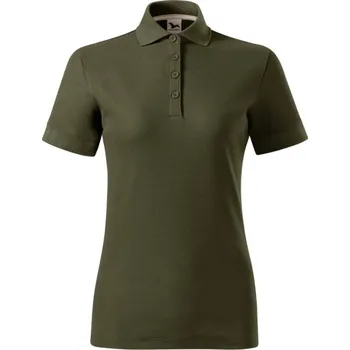 MALFINI Polokošile Prime (GOTS), dámská, krátký rukáv MAL-X350915 L Khaki