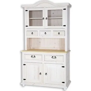 Příborník do zásuvky Kredenc z masivu VIT 11 - K13 bělená borovice