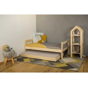 Dětská postel MAXIDO Česká dětská postel Vigo s přistýlkou 200X120 přírodní (Český výrobek)
