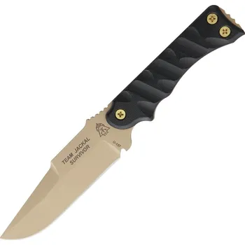 lovecký nůž Tops Team Jackal Survivor Coyote Tan G10