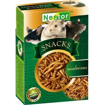 Krmivo pro hlodavce Nestor snack larva moučného červa 20g
