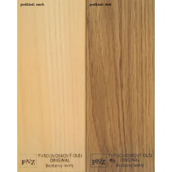 Olej na dřevo PNZ Tvrdovoskový olej - bezbarvý 0,25l Odstín: lesklý