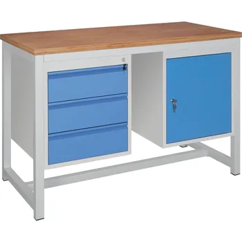 Dílenský stůl Dílenský stůl 120x61 cm kontejnery Z3D1