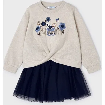 Kojenecké šaty Mayoral dívčí set sukně s mikinou 4936 - 36 Velikost: 104