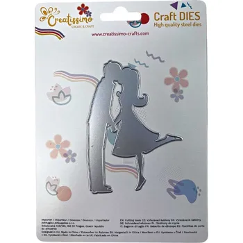 Kancelářská technika Creatissimo - vyřezávací šablona Dvojice 75x102 mm