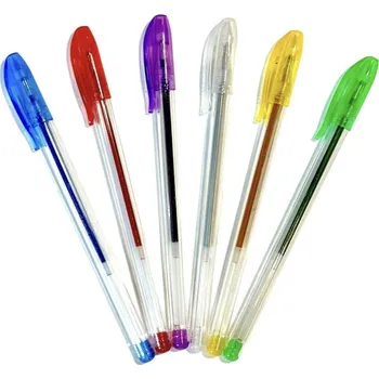 Třpytivá gelová pera (6 ks)