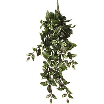 umělá květina umělá rostlina, Voděnka - Tradescantia závěsná zelená D54, Š20, V15 cm (A1074942)
