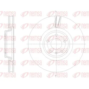Brzdový kotouč Brzdový kotouč REMSA 62133.10