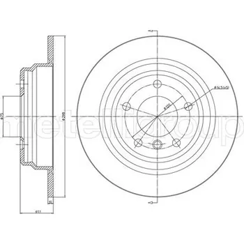 Brzdový kotouč Brzdový kotouč METELLI 23-0397C