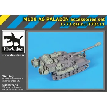 Plastikový model Blackdog 1/72 M 109 A6 Paladin accessories set (RIICH M.)